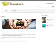 Tablet Screenshot of naturesorganix.net